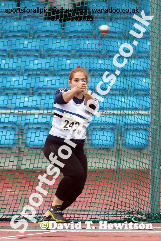 Womens  senior hammer, Northern Senior and Under-20s Track and Field Champs., Manchester. Photo: David T. Hewitson/Sports for All Pics